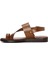 Kadın Taba Parmak Arası Deri Bodrum Sandalet 25SFD331218 2
