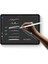 Apple iPad Pro 12.9 Inc 6. Nesil (2022) Uyumlu Manyetik Şarjlı Avuç Içi Red ve Eğim Özellikli Çizim Kalemi A2436 A2437 A2764 5