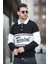 Real Side Baskılı Üç Iplik Şardonlu Slim Fit Polo Yaka Erkek Sweatshirt 2