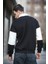 Real Side Baskılı Üç Iplik Şardonlu Slim Fit Polo Yaka Erkek Sweatshirt 4