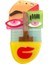 Modern Tasarım Mask Broş 1