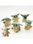 Baby Yoda 6'lı Figür Set Baby Yoda Biblo Set 3