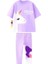 Renkli Unicorn Baskılı ve Aplikeli Lilataytlı Takım 1