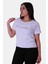 Lıve Passıonatıly Baskı Relaxed Fit Beyaz Kadın T-Shirt 2