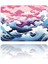Mouse Pad 40X30 cm Japanese Waves Ilyuka MP454030 Gaming Oyuncu Dikişli Kenar Pürüzsüz Yüzey Kaymaz Kauçuk Taban 1
