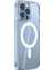 iPhone 14 Pro Max Uyumlu Magsafe Wireless Şarj Özellikli Şeffaf Embos Kılıf 1