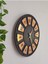 Modern altın renkli 30x30 cm MDF yaldız duvar saati 1