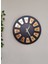 Modern altın renkli 30x30 cm MDF yaldız duvar saati 3