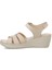 161886.Z5FX Bej Kadın Comfort Sandalet 3