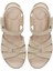 161886.Z5FX Bej Kadın Comfort Sandalet 4