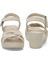161886.Z5FX Bej Kadın Comfort Sandalet 5