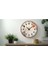 Modern metal duvar saati, UV baskılı, sessiz, 40x40, şık ve dayanıklı tasarım 3