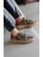 Linda Cırtlı Kauçuk Taban Leopar Desenli Kadın Sneaker 1
