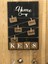 Dekoratif Home Keys Ahşap Resimlik ve Notluk (Kahverengi) ( Lisinya ) 3
