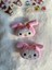Sanrio My Melody Figürlü Yumuşak Peluş Dokulu Pembe Renk Pensli Kız Çocuk Yan Toka Ikili (Sticker Hediye) 1