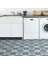 Wallpops FP2951 Leyton Peel & Stick Floor Tiles Yer Karosu, Mavi 3