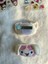 Sanrio Kuromi Cinnamaroll Figürlü Peluş Dokulu Beyaz Pensli Kız Çocuk Yan Toka Ikili(Sticker Hediye) 2