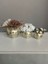 Işıltı Home Desıgn Aynalı Cam Vazo yuvarlak Açık Gold 3 Lü Set 5