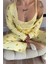Sarı Citrus Charm Desenli Sabahlıklı Marlenka Pijama Takımı 5