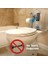 HYR460 Hydroright Hyrdroright Evrensel Su Tasarruflu Tuvalet Tamir Takımı, Çift Yıkama Valfi, Push Btton Kolu, Beyaz 3