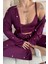 Mürdüm Amour Desenli Sabahlıklı Marlenka Pijama Takımı 5