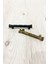Pirinç Döküm Antik Sarı Rengi 12 cm Kulp 3