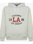 California 1986 – kampüs stili kapüşonlu sweatshirt bej 1