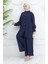 Tunik Pantolon Ikili Takım 4065-07 Lacivert 1