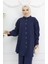 Tunik Pantolon Ikili Takım 4065-07 Lacivert 3
