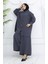 Tunik Pantolon Ikili Takım 4065-05 Antrasit 2