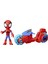 F6777 Spidey ve Inanılmaz Arkadaşları - Motorsiklet ve Figür +3 Yaş 4
