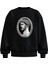 3 Iplik Antik Şıklık Siyah Unisex Oversize Sweatshirt 1