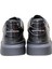 Alexander McQueen Men's Sneakers - Sneaker In Jet Black - Alexander McQueen Erkek Sneaker 1