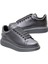 Alexander McQueen Men's Sneakers - Sneaker In Jet Black - Alexander McQueen Erkek Sneaker 5