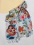 Floral Desenli Ipek Şal 6107-BEBE Mavisi 1