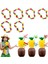 Tropikal Hawaii Parti Malzemeleri - Kolye, Pipet, Bardak Seti 1