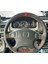 Dikişli Direksiyon Kılıfı Nubuk Noktalı Deri Kırmızı Yüzük Kırmızı Dikişli Honda Civic 2001 Kasa 1