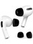 Apple Pro/ Pro 2 Silikon Bluetooth Kulaklık Kulak Kapakları Için Bir Çift Kulaklık Uçlarının Değiştirilmesi, Boyut: L-Siyah (Yurt Dışından) 1