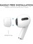 Apple Pro/ Pro 2 Silikon Bluetooth Kulaklık Kulak Kapakları Için Bir Çift Kulaklık Uçlarının Değiştirilmesi, Boyut: L-Siyah (Yurt Dışından) 3