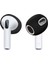 Apple 3 Için 1 Çift Silikon Kulaklık Kulak Kapakları, Bluetooth Kulaklık Kulak Ipuçları Koruyucu Kapaklar-Siyah (Yurt Dışından) 1
