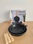Maas Collection Granit Döküm ahşap kulp kızartma tavası 3 Lü Tava 20 cm - 24 cm - 28 cm 6