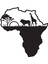 Autosticker^#afrika Safari Duvar Dekor Sticker 69 x 75 cm 1