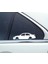 Autosticker^#basık Oto Stickeri 2 Adet Beyaz 1