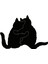 Autosticker^#arkadaş Kediler (Oto-Motor-Laptop-Duvar-Dekor) 30 x 21 cm 1
