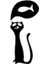 Autosticker^#balık Hayal Eden Kedi (Oto-Motor-Laptop-Duvar-Dekor) 30 x 66 cm 1