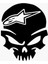 Autosticker^#alpinestars Kuru Kafa (Oto-Motor-Laptop-Dekor) Sticker 10 x 9 cm 1
