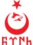 Autosticker^#ay Yıldız Kurt Göktürkçe Türk Sticker (Oto-Motor-Laptop-Duvar-Dekor) 10 x 15 cm 2