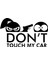 Autosticker^#arabama Dokunma Ingilizce Sticker (Oto-Motor-Laptop-Duvar-Dekor) 10 x 6 cm 1