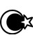 Autosticker^#ay Yıldız Motosiklet Siperlik Sticker 10 x 10 cm 1