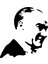 Autosticker^#atatürk Silüeti Sticker (Oto-Motor-Laptop-Duvar-Dekor) 10 x 11 cm 1
